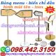 Biển chỉ dẫn inox hình mũi tên - bảng thông báo inox hình mũi tên - bảng menu inox hình mũi tên