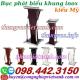 Bục phát biểu kiểu mỹ khung inox thân gỗ