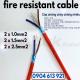 Cáp tín hiệu chống cháy chống nhiễu 2x1.5mm Altek Kabel