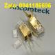 Đầu bấm hạt mạng ANCOMTECK CAT8 chống nhiễu mã  ACT-F8S-P100, bọc kim loại titan mạ vàng