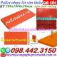 Pallet lót sàn sân khấu - lót kho lạnh 500x1000x50mm - mặt kín - màu cam