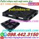 Pallet nhựa 1000x1000x120 màu đen hàng mới