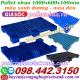 Pallet nhựa 1000x600x100mm - pallet nhựa kê hàng, lót sàn