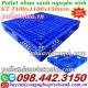 Pallet nhựa 1100x1000x150mm màu xanh dương nhựa nguyên sinh
