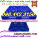 Pallet nhựa 1100x1100x125mm – nhựa nguyên sinh – xanh dương – hàng mới