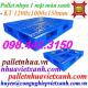 Pallet nhựa 1200x1000x150mm đan thanh – xanh dương – nhựa nguyên sinh – hàng mới