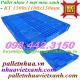 Pallet nhựa 1300x1100x130mm xanh dương – nhựa nguyên sinh – hàng mới
