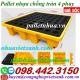 Pallet nhựa chống tràn 4 phuy 1300x1300x300mm khuyến mãi giá sốc call/zalo 0984423150 Huyền