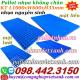 Pallet nhựa không chân 1000x600x35mm - nhựa nguyên sinh - xanh dương