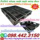 Pallet nhựa mới 1200x1000x150mm màu đen - pallet nhựa xuất khẩu