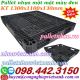 Pallet nhựa mới 1300x1100x130mm màu đen - Pallet nhựa xuất khẩu
