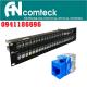 Patch panel 48 cổng Cat6 UTP 2U mã ACT-48S2U, ACT-JK28-C6-US chính hãng ANCOMTECK