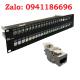 Patch panel 48 cổng Cat6A FTP 2U 19inch hiệu Ancomteck mã ACT-48S1U, ACT-S6A-T001
