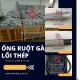 Ruột gà lõi thép chống cháy D25, Ống thép luồn dây điện bọc nhựa pvc, ống ruột gà inox 304
