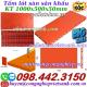 Tấm nhựa lót sàn sân khấu 500x1000x50m mặt kín màu cam