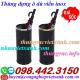 Thùng đựng ô dù viền inox trắng - vàng