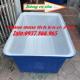 Thùng nhựa dung tích 500l có 2 lớp, thùng dung tích lớn, thùng nhựa vuông 2 lớp