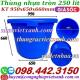 Thùng nhựa tròn 250 lít chuyên dụng nhúng sầu riêng