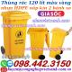 Thùng rác 120 lít màu vàng - xả kho giá sốc