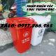 Thùng rác 120l, thùng đựng rác công nghiệp, thùng rác tòa nhà, thùng rác văn phòng, th