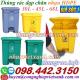 Thùng rác đạp chân nhựa HDPE dung tích 30L - 45L - 68L