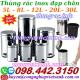Thùng rác inox có chân đạp