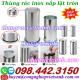 Thùng rác inox nắp bập bênh dạng tròn