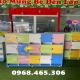 Tủ balo mầm non, tủ đựng cặp mầm non bằng gỗ